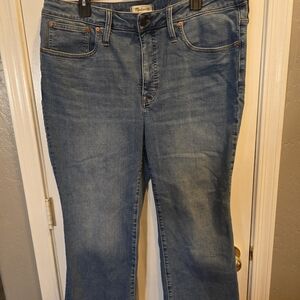 Madewell Blue Boot Cut Jeans